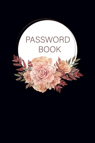 Password Book: Password log book and internet, Password organizer, Logbook, Password notebook, Password book small 6” x 9”