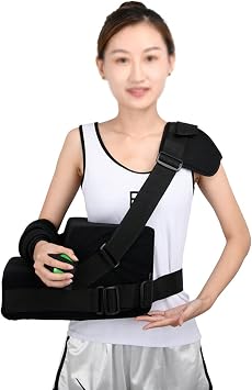 Adjustable Shoulder Brace Arm Brace Immobilizer Shoulder Abduction Sling with Pillow Pain Relief for Broken Arm Wrist Elbow Shoulder Injury Right