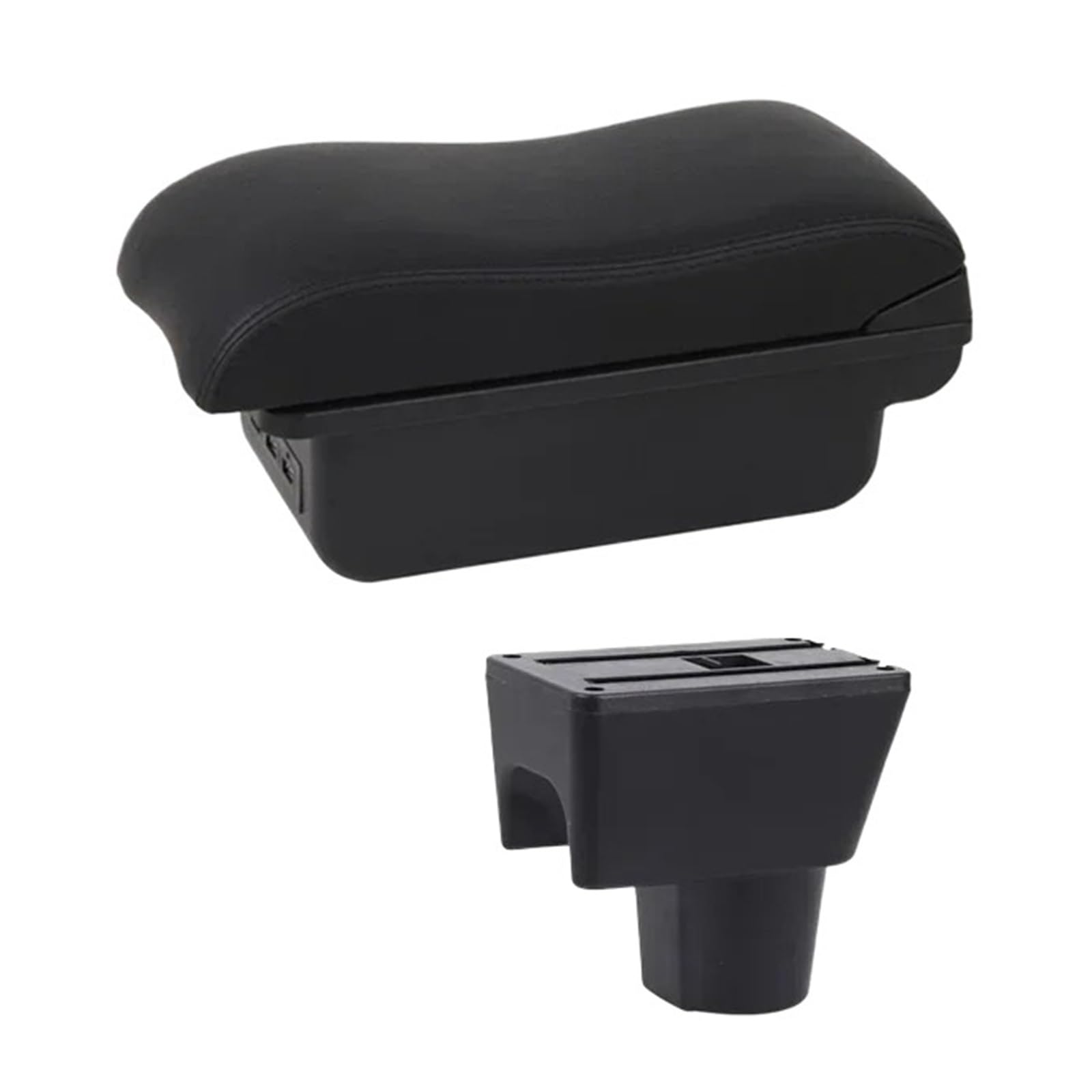 Umdjju C2 Black Line For Duster 2010-2019 Armrest Box Central Store Content Captur Car Centre Console Armrest Box(C2 Black Line)