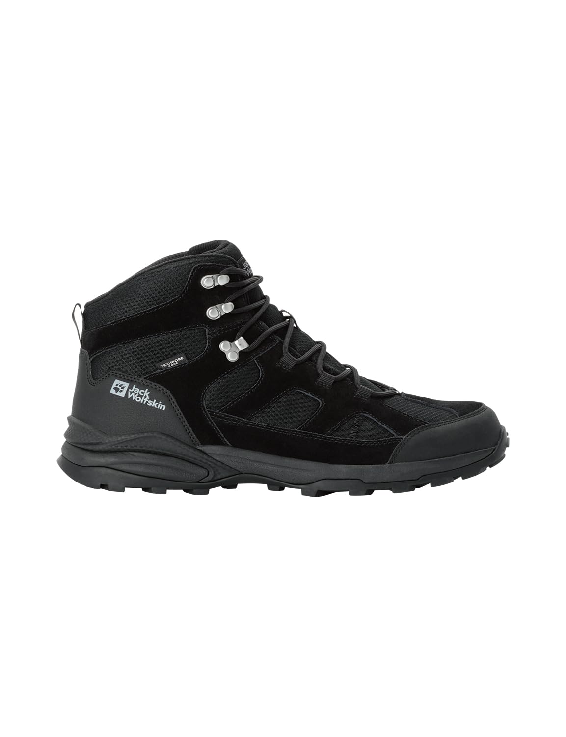 Jack Wolfskin Men's Trail Hiker Texapore Mid M Hiking Shoes, black, 47.5 EU