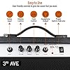 3rd Avenue 15W Slimline Bass Guitar Amplifier with Strong Rubber Cabinet, Headphone Output and 2 Band EQ Tone Control – Black #2