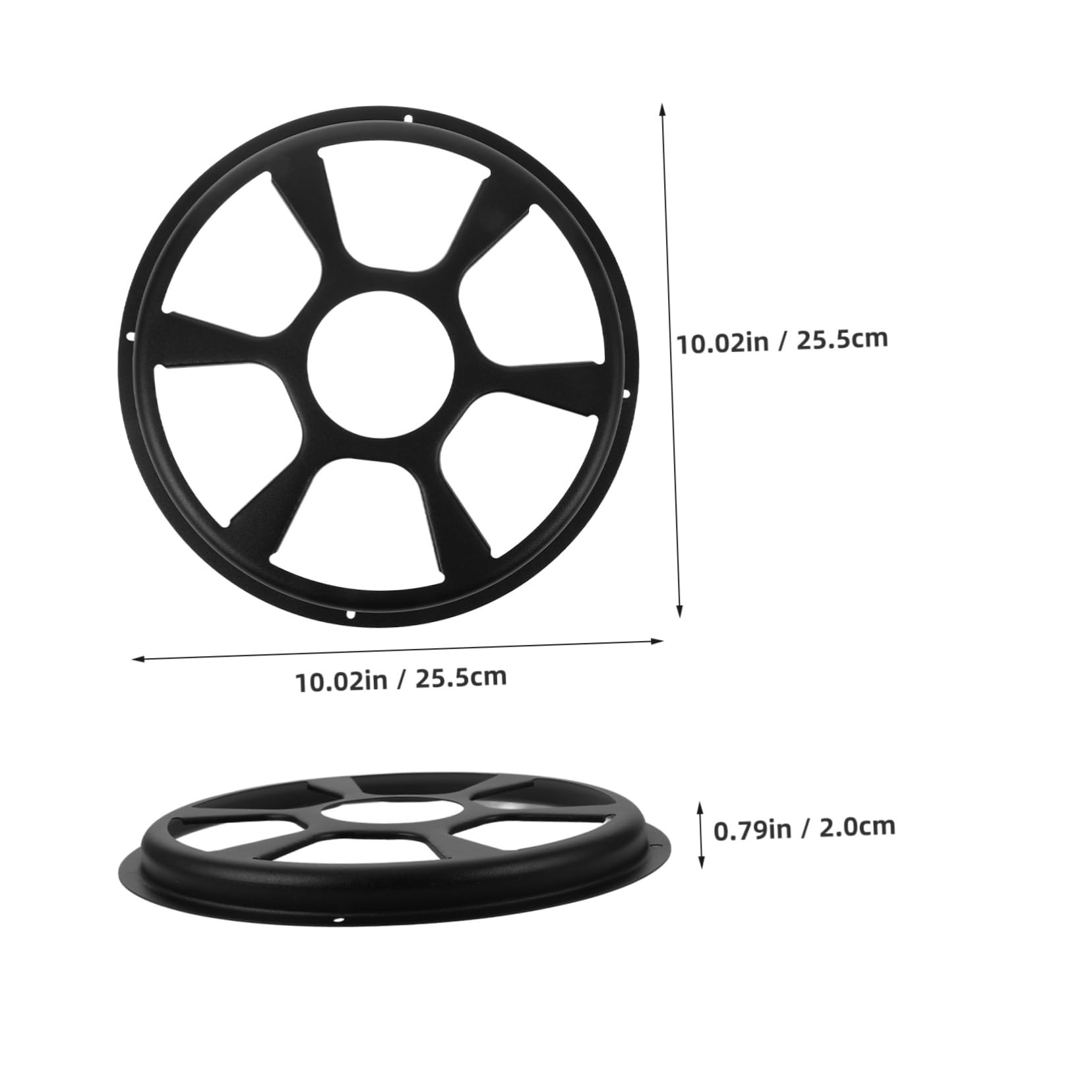 PRETYZOOM Vehicle Speaker Grille Cover Audio Subwoofer Grille Iron Grill Black Speaker Grills