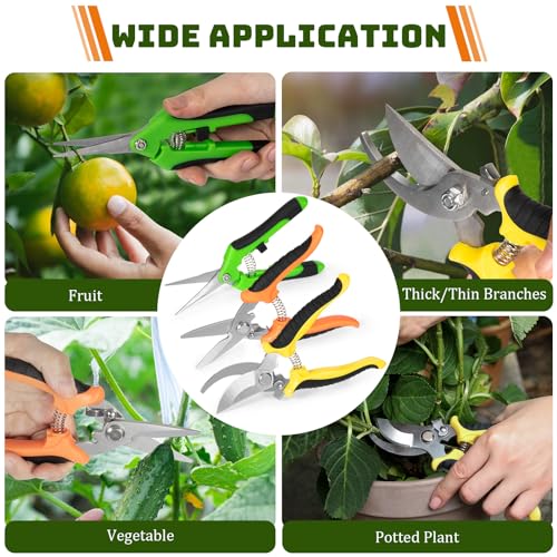 Glvsae GARDENING SCISSORS 001 3 Pack Pruning Shears thumb #1