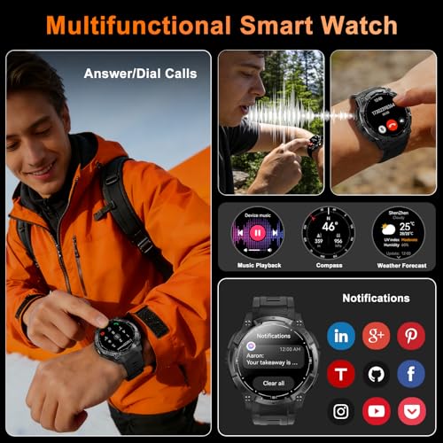FESMEY Rugged Military Smart Watch for Men with GPS Review