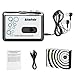 Feir Cassette Converter Portable Cassette to MP3 Converter Stereo USB Cassette Digital Tape MP3 Music Player to MP3 Format with Headphones No PC Required