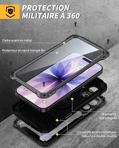 Coque iPhone 17 incassable pour éviter les écrans brisés