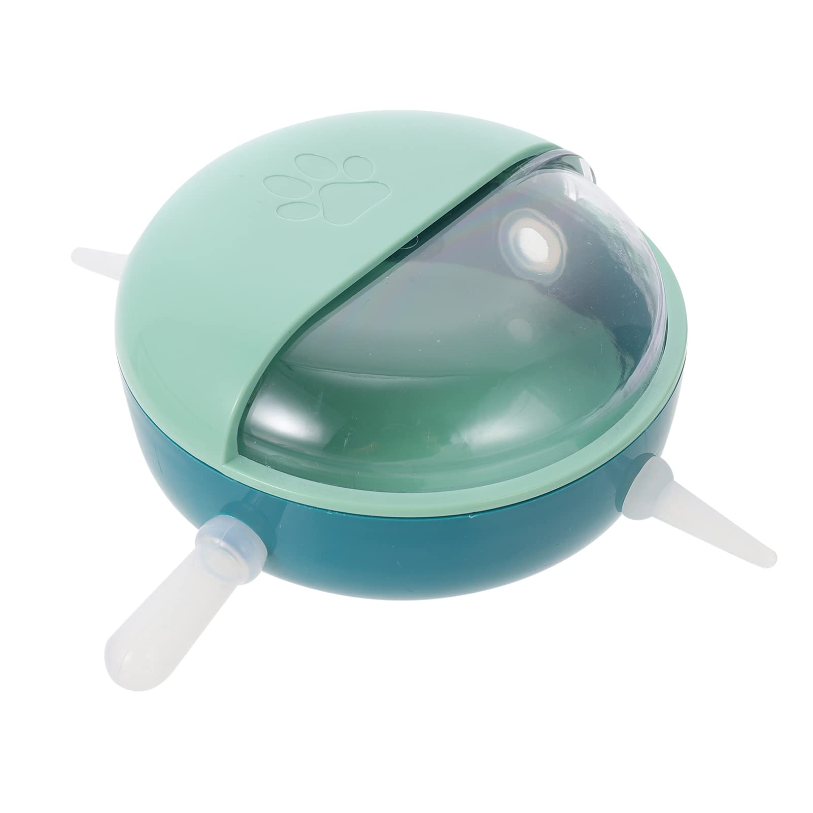 POPETPOP Puppy Feeder Kitten Silicone Dog Nursing Milk Bowl for Dogs Cats Puppies Kittens Small Animals (Blue)