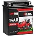 Langzeit Rasentraktor Batterie 12V 14Ah GEL Batterie 592 90 25-01 Starterbatterie Aufsitzmäher ersetzt HTX16 108613N 12V/140A günstig Kaufen-Langzeit Rasentraktor Batterie 12V 14Ah GEL Batterie 592 90 25-01 Starterbatterie Aufsitzmäher ersetzt HTX16 108613N