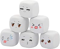 Vista 7 de Dados de espuma EVA blanca para niños, graffiti, bloques de construcción, pintura creativa, 6