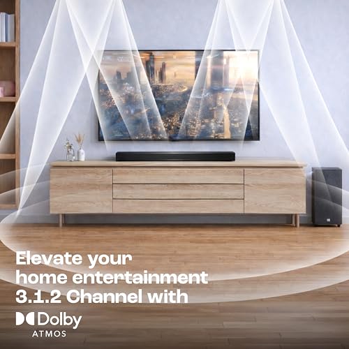 Image of JBL Cinema SB595 5.1 (3.1.2) Channel Soundbar with True Dolby Atmos, Wireless Subwoofer, HDMI eARC, Bluetooth Streaming, Centre Channel for Clear Dialogue, 440W