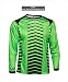Asioka 156/17N Camiseta de Portero de Mangas Largas, Unisex niños, Verde (flúor)...