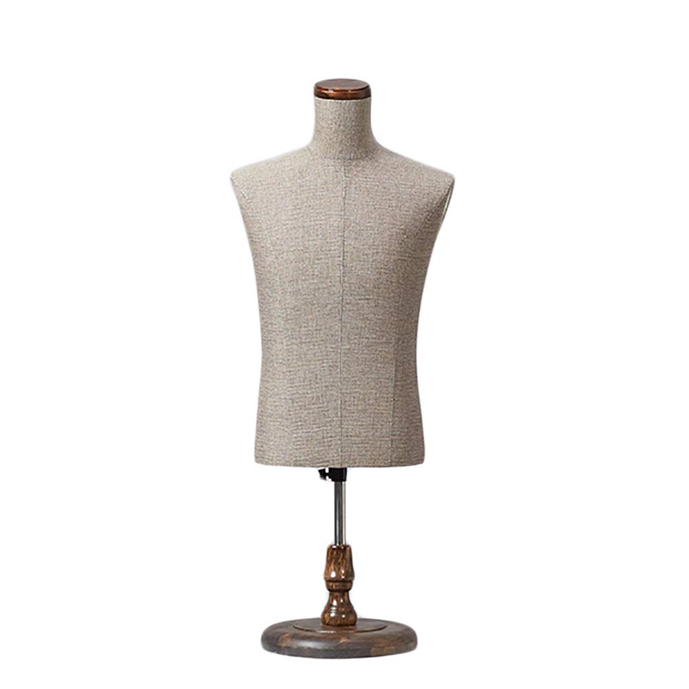 Buy Tabletop Male Mannequin Torso, Male Plastic Half Body Mannequin