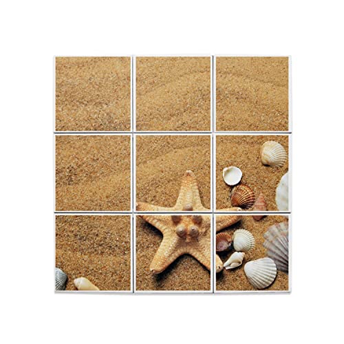 Carreaux céramique mer pour rénover facilement une crédence de cuisine avec un décor plage