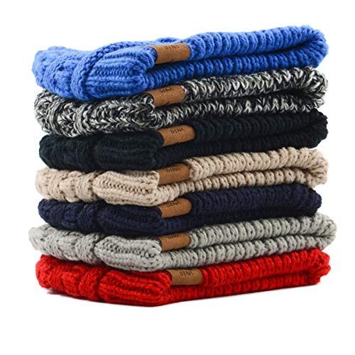 Zando Baby Beanies Infant Toddler Winter Hat Soft Warm Knit Hats Caps For Boys Black, Light Grey, Navy One Size #TOP3