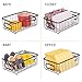 mDesign Farmhouse Decor Metal Wire Food Storage Organizer, Bin Basket for Kitchen, Pantry, Bathroom, Laundry Room, Closets, Garage - High - Small, 2 Pack - Bronze