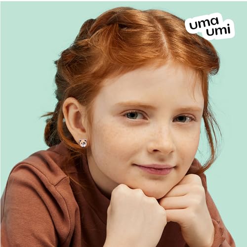 925 Sterling Silver Puppy & Bone Stud Earrings for Girls Hypoallergenic Safety Screw Back Rhodium Plated - Puppy & Bone Gifts Earrings for Baby Toddlers Little Teens Kids Jewelry4