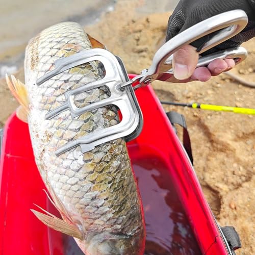 Pinza para control de peces multifuncional con alicates de pesca de tres dientes 6