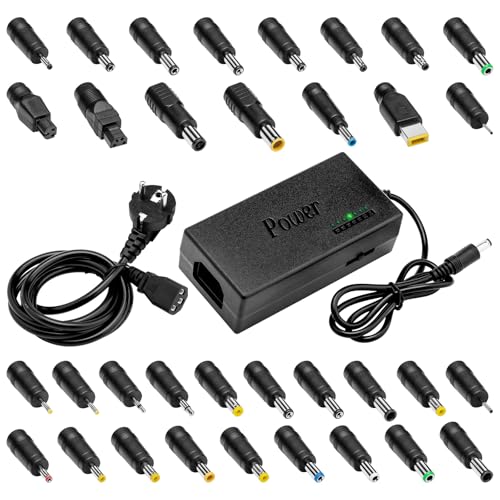 SEYRLMK Universal-Netzadapter - Ladekabel für Laptop/Notebook & andere Geräte - 12-24 Volt, 96 Watt, mit 34 Anschlüssen SEYRLMK Universal-Netzadapter - Ladekabel für Laptop/Notebook & andere Geräte - 12-24 Volt, 96 Watt, mit 34 Anschlüssen