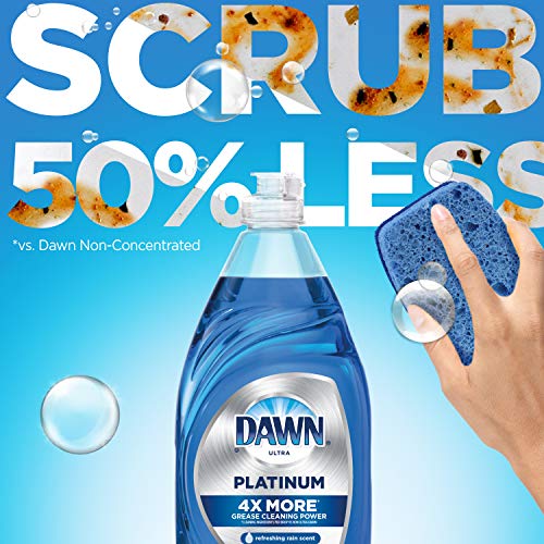Image of Dawn Platinum Dishwashing Liquid Dish Soap, Refreshing Rain, 16.2 Fl Oz