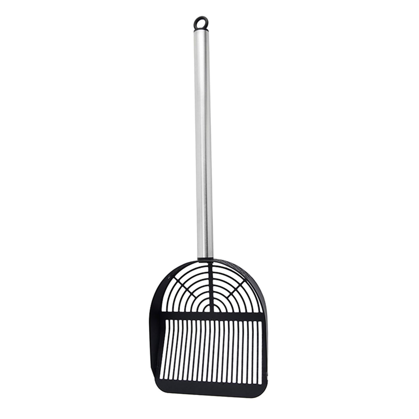NEWFT Cats Litter Scoops Pet Poop Shovel for Large Kittens Hollow Metal Scooper for Most Type Litter Tool