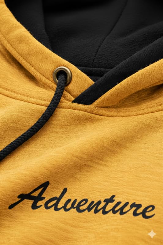 Image of Kids Boys & Girls Cotton Hooded Neck Full Sleeves Printed T-Shirt|Trendy Adventure Edition T Shirts for Kids