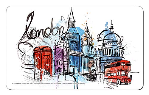 Preisvergleich Produktbild Frühstücksbrettchen London Grafik
