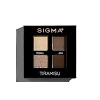 Vista 5 de Paleta de sombras de ojos Quad de Sigma Beauty – Sombra de ojos para maquillaje Quad con una fórmula mantecosa y suave y tonos acumulables