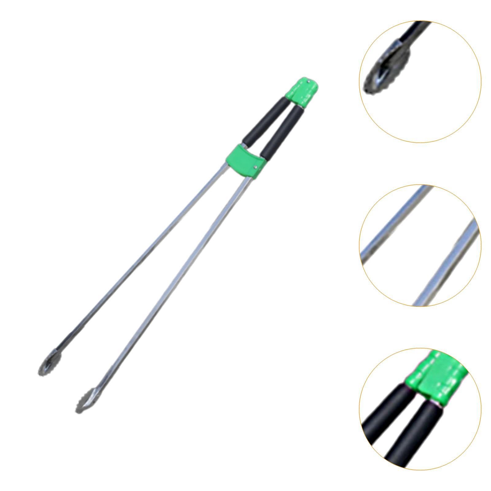 Qianly Pinza Recoge Basura Herramienta de Alcance Recogedor de Residuos con Mango Cómodo Garra Antideslizante Duradera Herramienta Multipropósito de Acero In, 92cm