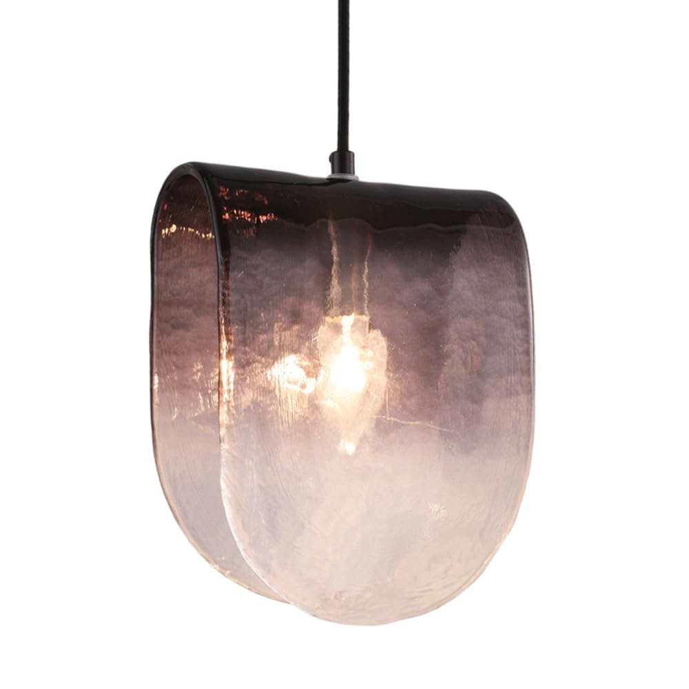 Lustre industriel nordique en verre pour illuminer vos dîners