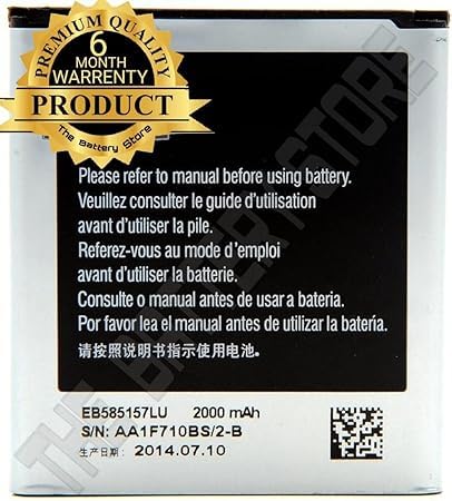 Image of THE BATTERY STORE Original EB585157LU Battery for Samsung Galaxy Grand Quattro 8552 8530 Battery with 6 Month Warranty ***(Q103)
