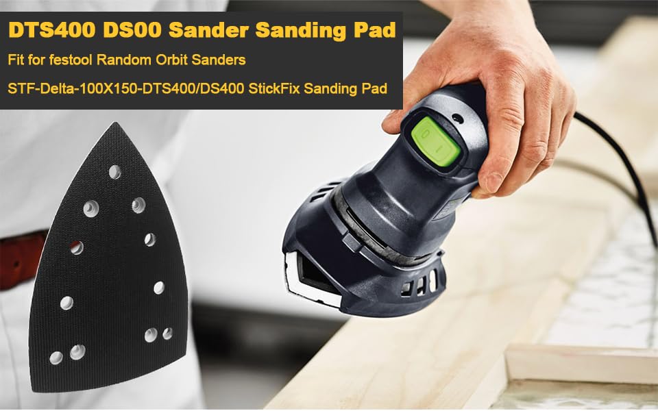 Miniatura 4 de DTS400 DS400 Req - Almohadilla de lijado compatible con Festool DTS400DS400- STF-Delta-100X150- Almohadilla de lijado StickFix - Repuesto para