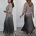 TOTDYIKH Women's Solid Color Long Sleeve Jumper & Pleated Bottom Dress Fashion Pleated Dress (Dark Blue,Medium)