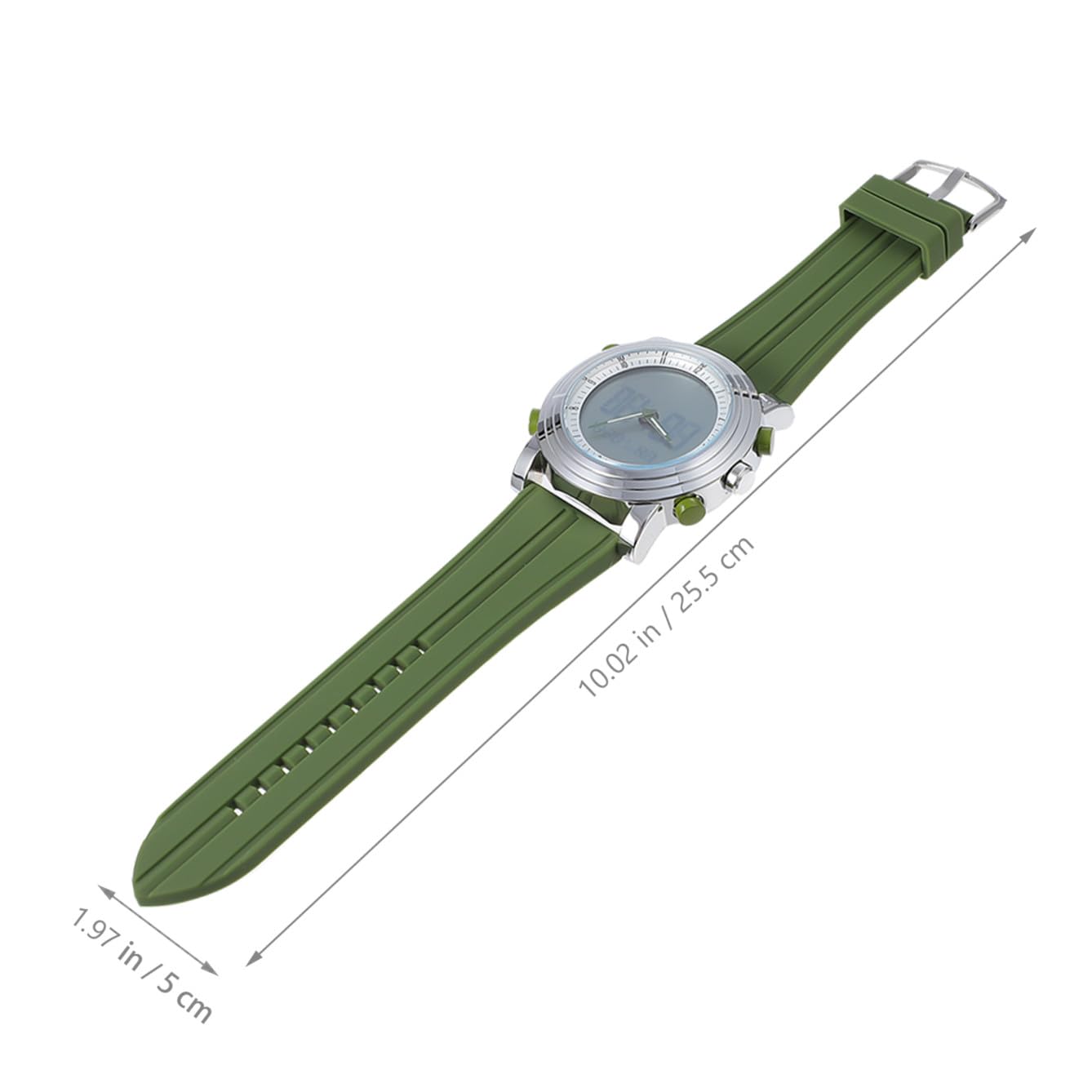minkissy 1pezzi Orologio Sportivo Digitale Sveglia Cinturino in Silicone Confortevole Orologio Elettronico Semplice Per Studenti Da Polso Luminoso Controllo Data e Giorno