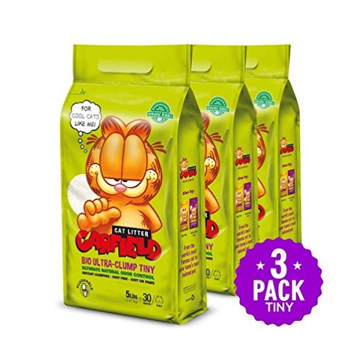 Garfield Cat Litter All Natural, Fast Clumping, Perfect for Multi-Cat Homes, Tiny Grains, 15 lb, Golden Swirls, 15 lb.