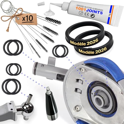 LOT DE 2 KITS 5 JOINTS D'ÉTANCHÉITÉ POUR PERFECTDRAFT HD3720 HD3620 HD3610 HD3600 COMPATIBLE AVEC LE BEC VERSEUR ET LE ROBINET DE TIREUSE A BIÈRE + KIT...