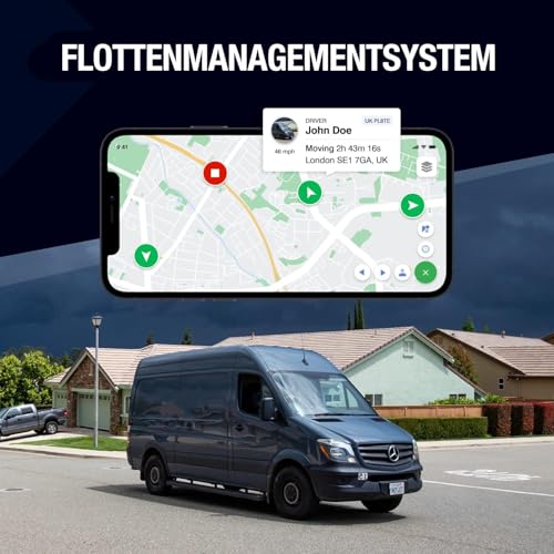 GpsLive Geo Track GPS Tracker Auto, Wohnmobil, Kfz | Made in Europe | Einfache Installation | Livetracking mit App | Keine SIM benötigt | GPS Tracker Sender | Peilsende