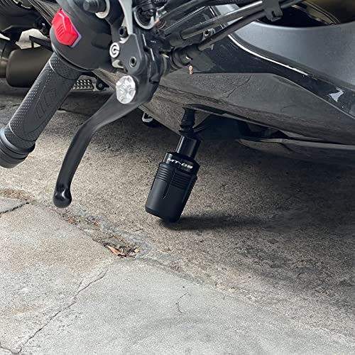 Image of Compatible with 2026 MT09 2025 MT 09 2024 2023 MT09 SP 2022 2021 MT-09 TRACER 9 GT FZ09 CNC Motorcycle Frame Sliders Crash Protector Pad Falling Protection (Black)
