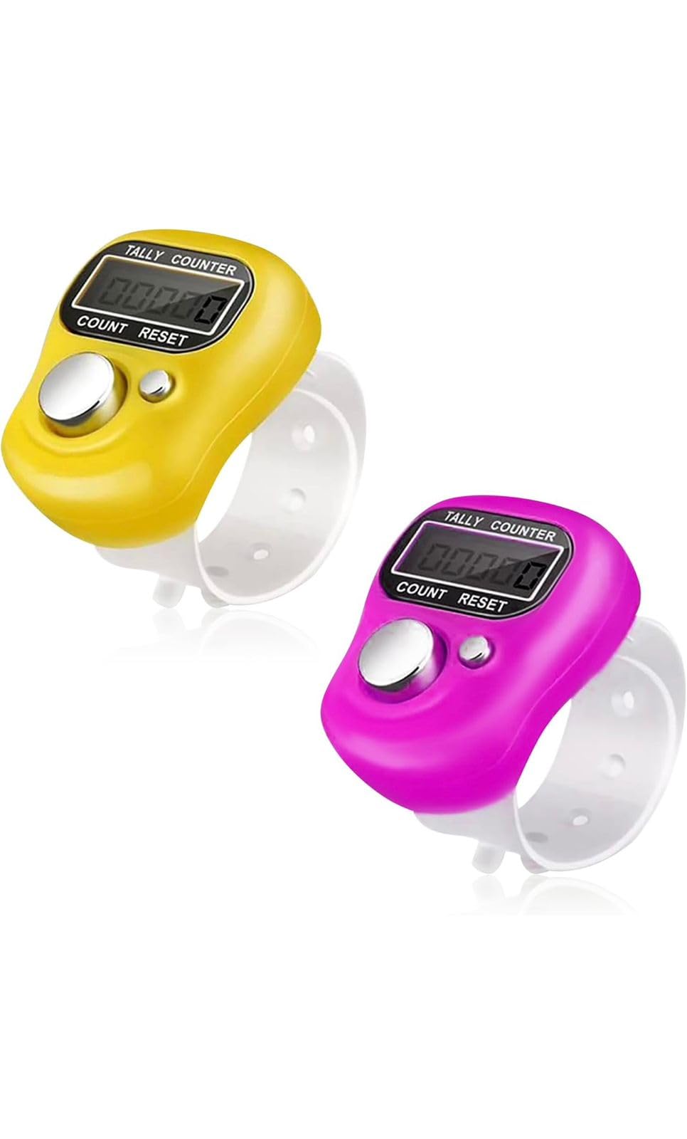 Mini Hand Tally Counter Finger Ring Digital Electronic Head Count,Japa Counter Counting Machine for Mantra Jap and Cricket Umpire and Various Counting Purpose Small (Pack of 2)-image-48