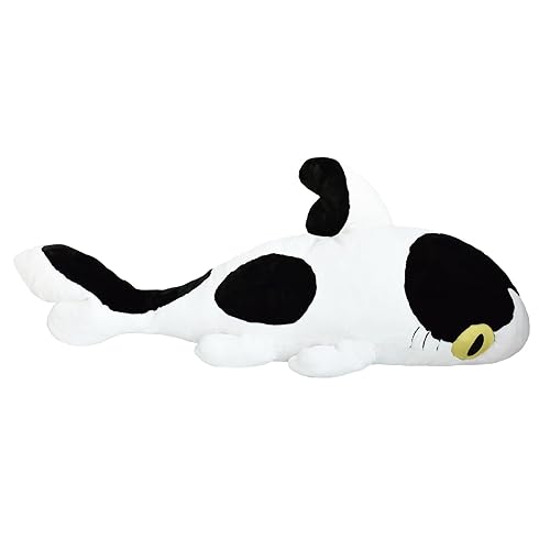Sharkitty Stuffed Animal Toys, Shark & Cat Combine Plush Toy, Cow Shark 59 Inches