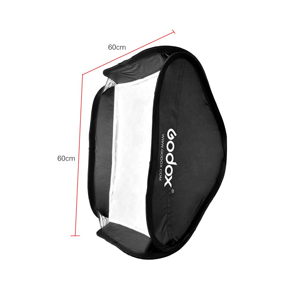 Godox 60x60 Cm Softbox Diffuser Met S2 Bowens Mount - Voor Speedlite AD200Pro, V1, TT350 En Meer