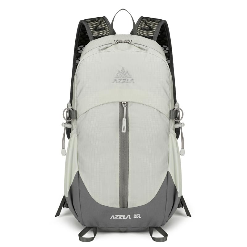 Mochila Deportiva de Senderismo 25L Ligera Gris