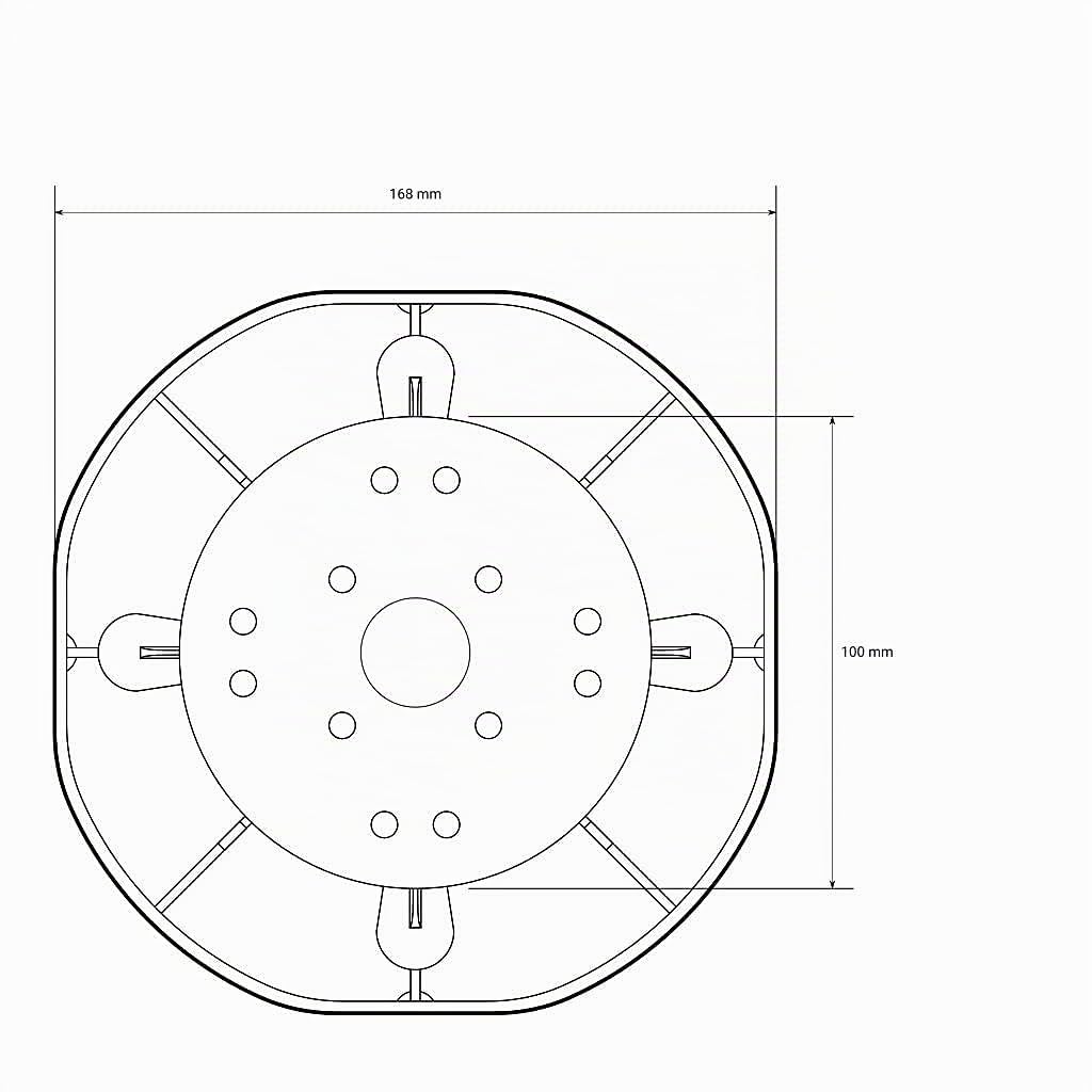 25 Stück Trevendo® Universal Stelzlager & Plattenlager XL 70-120 mm für Holz, WPC und Stein