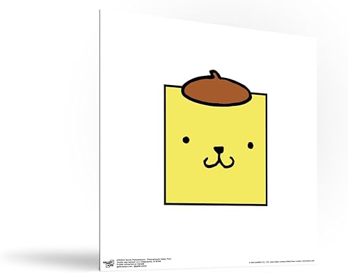 Miniatura 6 de Trends International Gallery Pops Sanrio Pompompurin - Pompompurin Happy Face Canvas Wall Art, Unframed Version, 12" x 12" Gallery Pops Canvas Wall