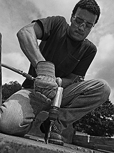 Ingersoll Rand 7811G Edge Series 3/8" Reversible Air Drill Keyless Chuck, 1700 Rpm, Variable Speed Trigger, Forward & Reverse Controls, Handle Exhaust, Comfortable Grip, Silver #TOP4