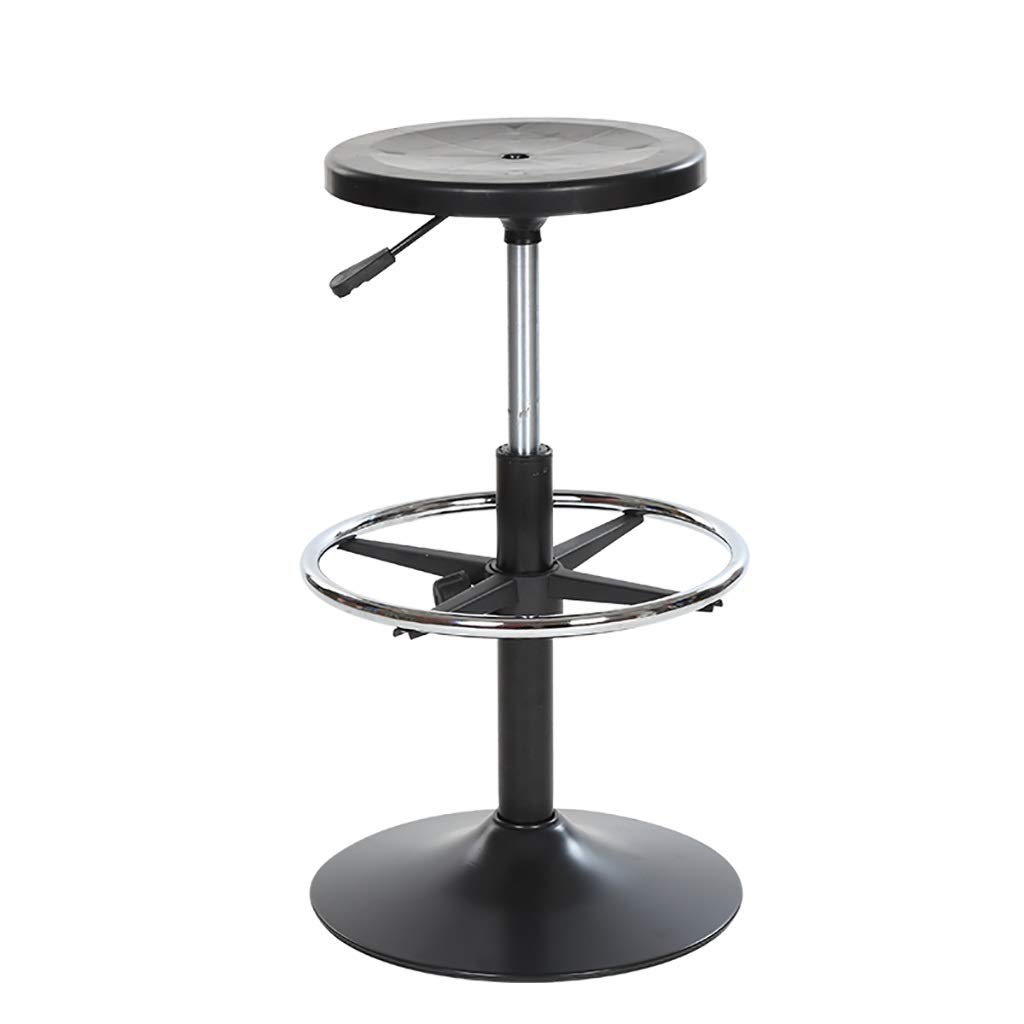 Taburete con Ruedas Silla para computadora, Taburete de Trabajo, Silla operativa, Superficie de Silla PP Antienvejecimiento Fácil de Limpiar Escuela Laboratorio Clínica Taburete Giratorio El