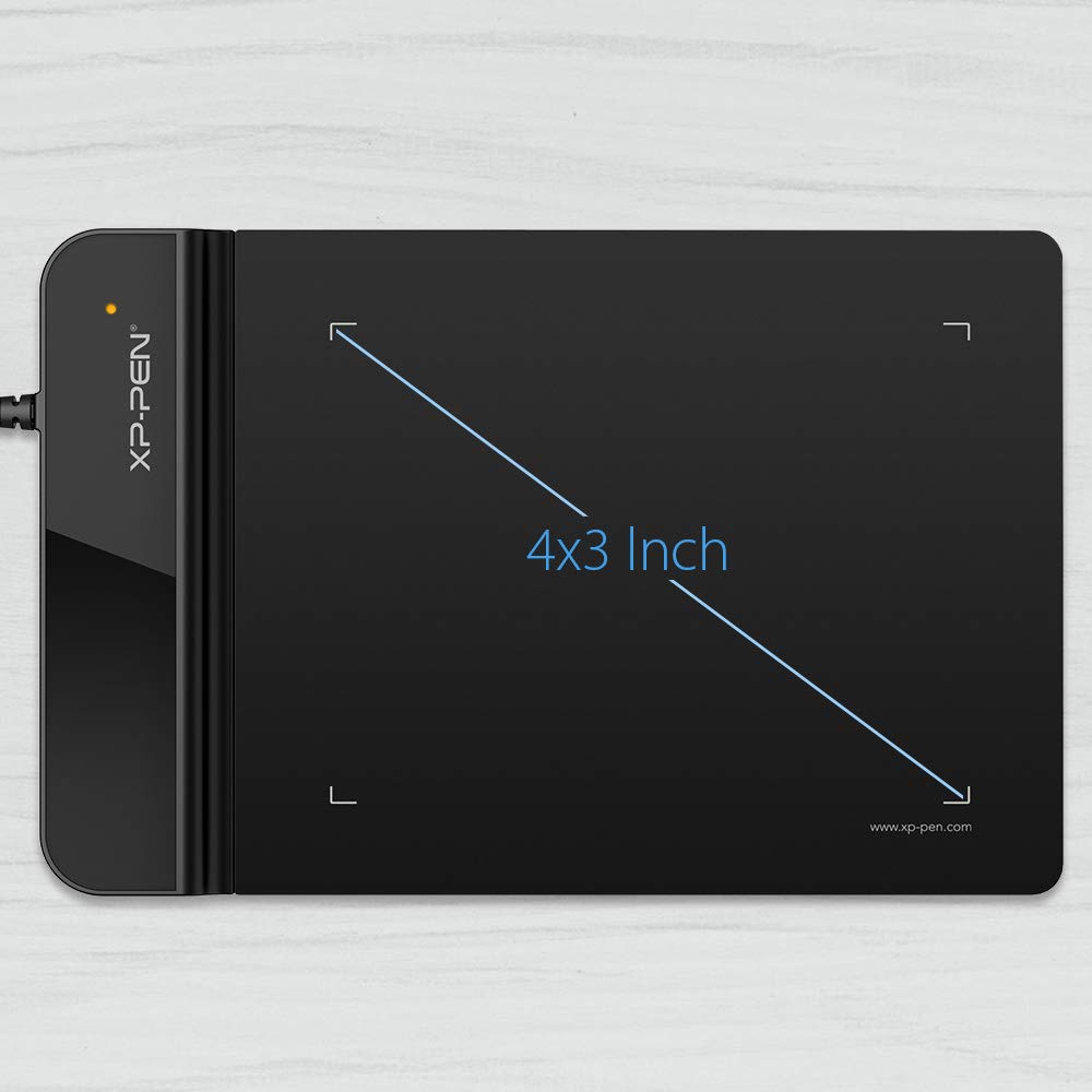 XP-PEN G430S Tableta Gráfica Dibujo Digital Ultra Delgada 4 x 3 Pulgada para OSU, Tableta Digitalizadora Portátil para Dibujar Profesional 8192 Niveles de Presión