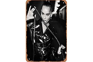 Zoe Kravitz Retro Metal Tin Sign Wall Art Home Decoration 8x12 inch