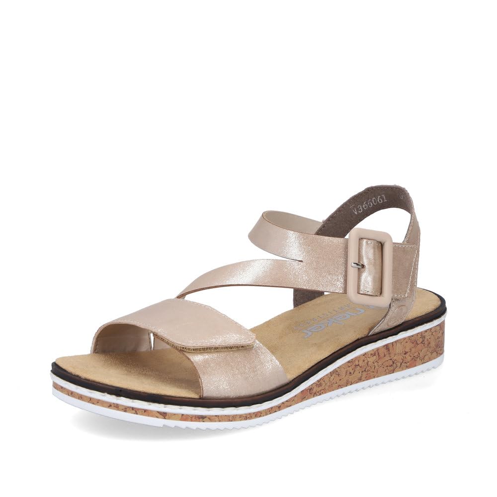 Rieker Femme Sandales V3660, Dame Sandales Fines