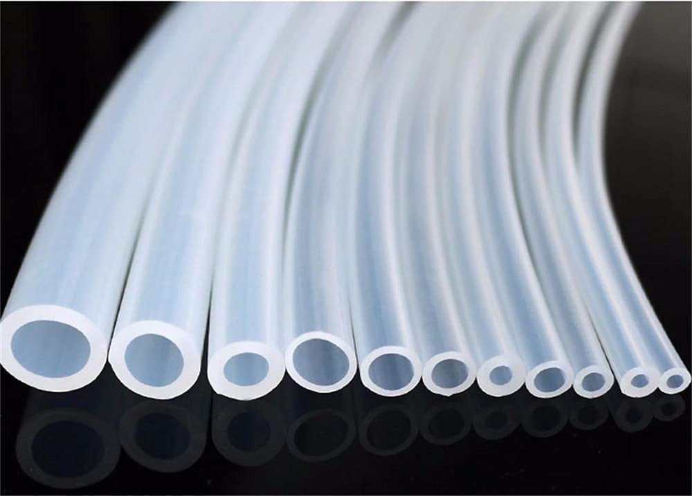 Manguera de silicona de grado alimenticio de 6,4 x 9,6 mm, tubo de bomba peristáltica para transferencia de líquidos segura y eficiente, tubo de silicona flexible para diversas aplicaciones (10