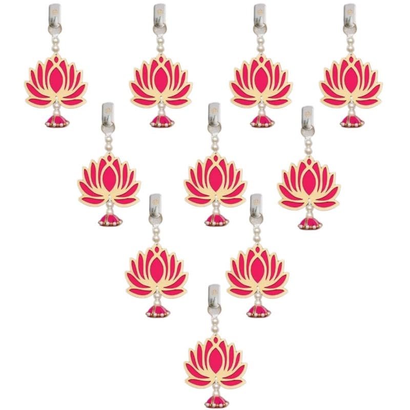 Giftnotch|Lotus Wall Hangings for Diwali Decoration|Lotus Wall Hangings|Pink Lotus Decor|Pooja Room/Mandir Decor/Wedding Decor/Festive Decor Like Diwali, Ganesh Chaturthi|Set of 2-Z4 (B0CJNTS5BX) Amazon Price History, Amazon Price Tracker
